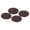 thumbnail image 1 of Uxcell 4 Pcs Fundas Redondas de Taburete de Poliéster para Asientos de 11"- 14" para Sillas, Funda de Taburete Marrón, 1 of 6