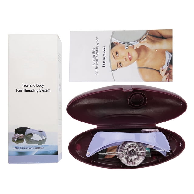 Eliminación del vello facial con rosca, removedor de vello facial Herramienta de eliminación del vello facial con rosca Depiladora de vello facial con rosca Experiencia incomparable