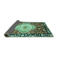 thumbnail image 2 of Ahgly Company Indoor Rectangle Persian Turquoise Blue Traditional Area Rugs, 5' x 8', 2 of 4