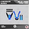 thumbnail image 4 of Kalair GFX Graphics Kit for Kawasaki KLX140 (2008-2018) Cyberware Series, 4 of 5