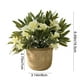 thumbnail image 3 of Simulation Of Small Fresh Bonsai Ornaments Small White Lavenders Small Purple Flowers With Gray Bottles Living Room Shoe Cabinet Air Conditioner Creatives, 3 of 6