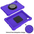 thumbnail image 5 of Dteck Kids Case for Samsung Galaxy Tab A 10.1 inch 2019 SM-T510/T515/T517, Heavy Silicone Shockproof Case Kids Friendly Cover with Shoulder Strap/Handle Stand,Purple, 5 of 7