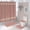 Red and Beige Buffalo Plaid, variant on 4PCS Burgundy Buffalo Plaid Shower Curtain Sets with Rugs, Waterproof Fabric Beige Shower Curtain, Red Berry Texas Star Primitive French Country Rustic Farmhouse Bathroom Decor, Check Pattern