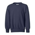 thumbnail image 1 of Jeunesse 7,8 oz ComfortBlend EcoSmart 50/50 Molleton à Col Rond, Bleu Marine, Grand, 1 of 4