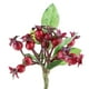 thumbnail image 3 of Ramo floral de ramas de bayas de frutas y flores de plantas artificiales de plástico rojo, 3 of 9
