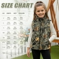 thumbnail image 7 of Uorisanigo Girls Boys Zippered Vest Warm Outwear Fashion Sleeveless Full Zipper Jacket Hunting Forest Vest for Fall & Winter Kids Stand Up Collar Jacket Trendy Clothing, 7 of 7