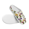 thumbnail image 3 of Lsque Tulips Flowers Pattern Womens Comfort Cotton on Scuff With Memory Foam and Anti-skid Sole Slipper-39/40, 3 of 7