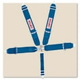 thumbnail image 4 of Simpson 29061BL Blue 5-Point Seat Belt Harness Set, Pull Up, Bolt-In, 4 of 5
