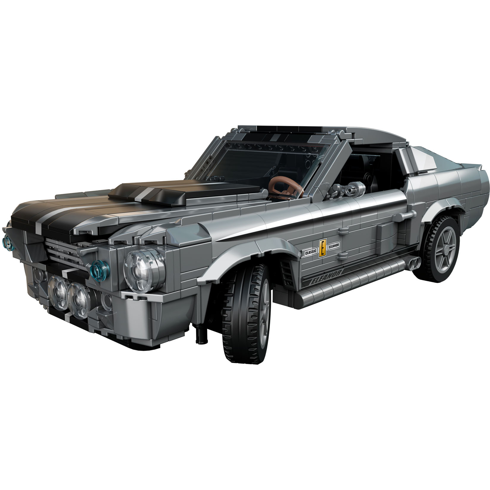 Eleanor GT500 Building Toy for Boy Teen Display and Collection,Collectible Sports Car Technology Car Building Kit, Toy Models, DIY Toys for Boys Age 8+(879pcs)