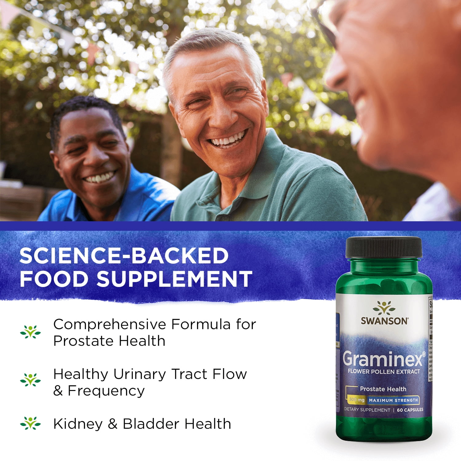 Buy Swanson Maximum Strength Graminex Flower Pollen Extract Supports