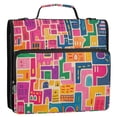 thumbnail image 5 of FORMRS Zipper Binder with Shoulder Strap 2-inch Ring 500 Sheet Capacity File Bag, Art Map, 5 of 5