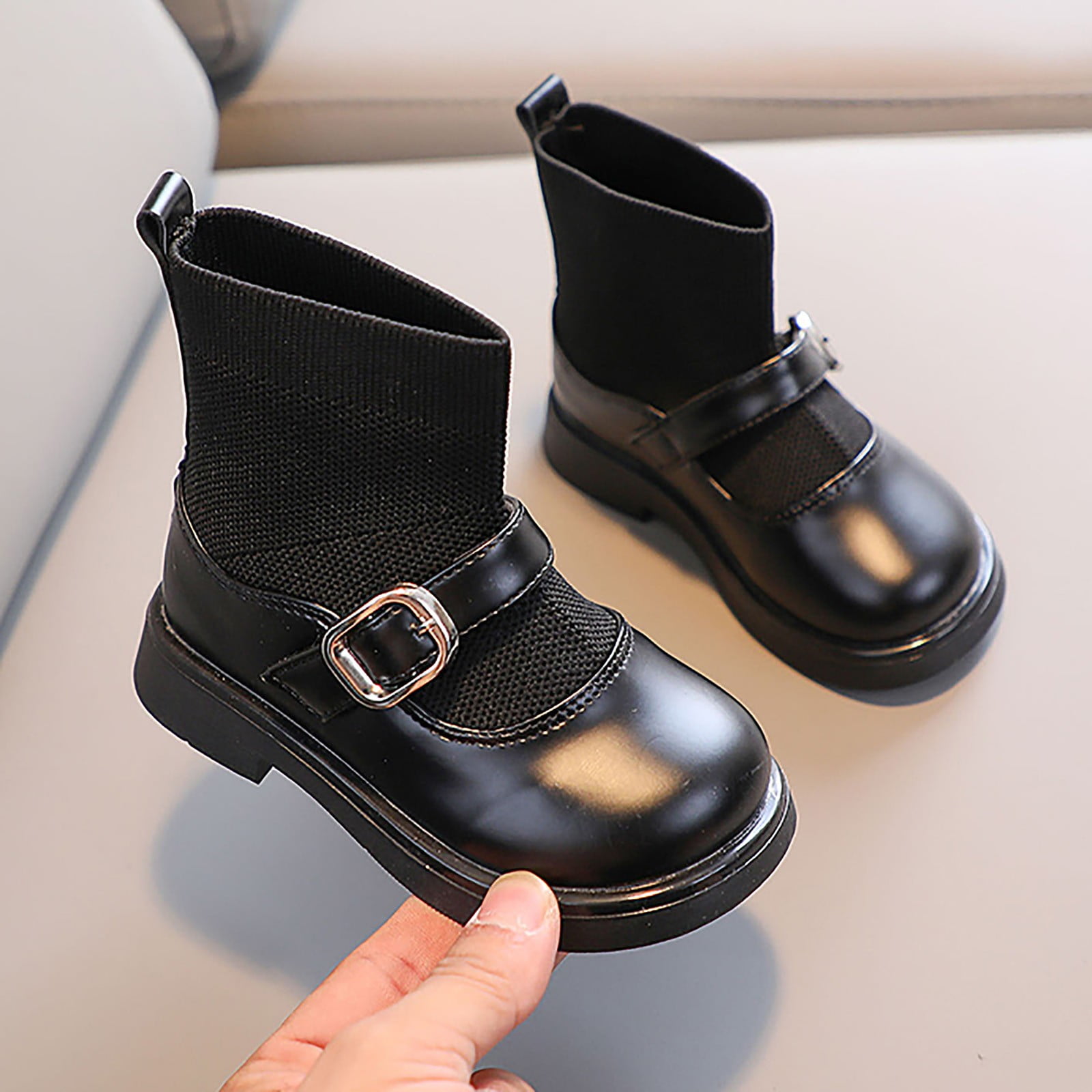 nsendm Girls Shoes Toddler Female Girls Fancy Boots for Kids Toddler Girls Booties Little Kid Shoes Short Boots Girls Ankle Boots Snow Boots Kids