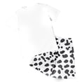 thumbnail image 4 of JUMEYU Toddler Boys Pajamas Short Sets Toddler Boys Pajamas Kids Summer PJS Truck Children Excavator Jammies Short Sets 5T 6T (White,5-6 Years), 4 of 6