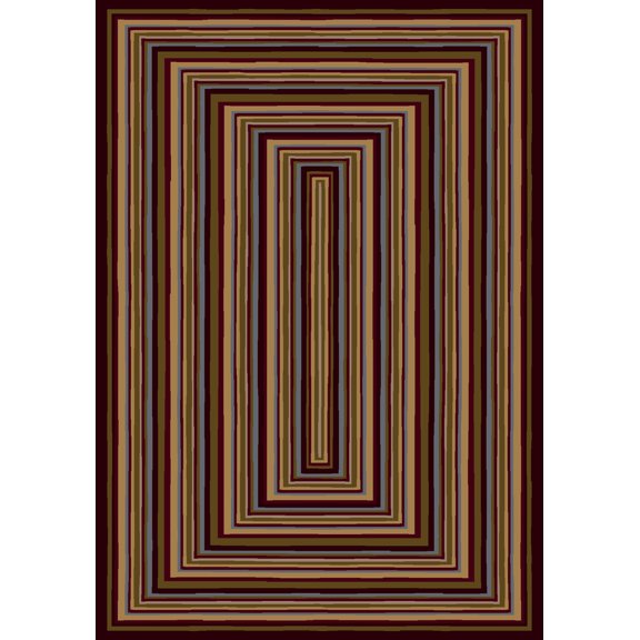 Milliken Innovations Area Rug RYLIE DARK CHOCOLATE Rylie Dark Chocolate 5' 4" x 7' 8" Rectangle