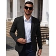 thumbnail image 4 of COOFANDY Men's Casual Blazer Suit Jackets Lightweight Sports Coats Two Buttons, 4 of 8