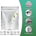 thumbnail image 3 of Resealable Mylar Bag For Food Storage - 50 Pack With Oxygen Absorber - Ideal For Grains And Nuts, 3 of 5