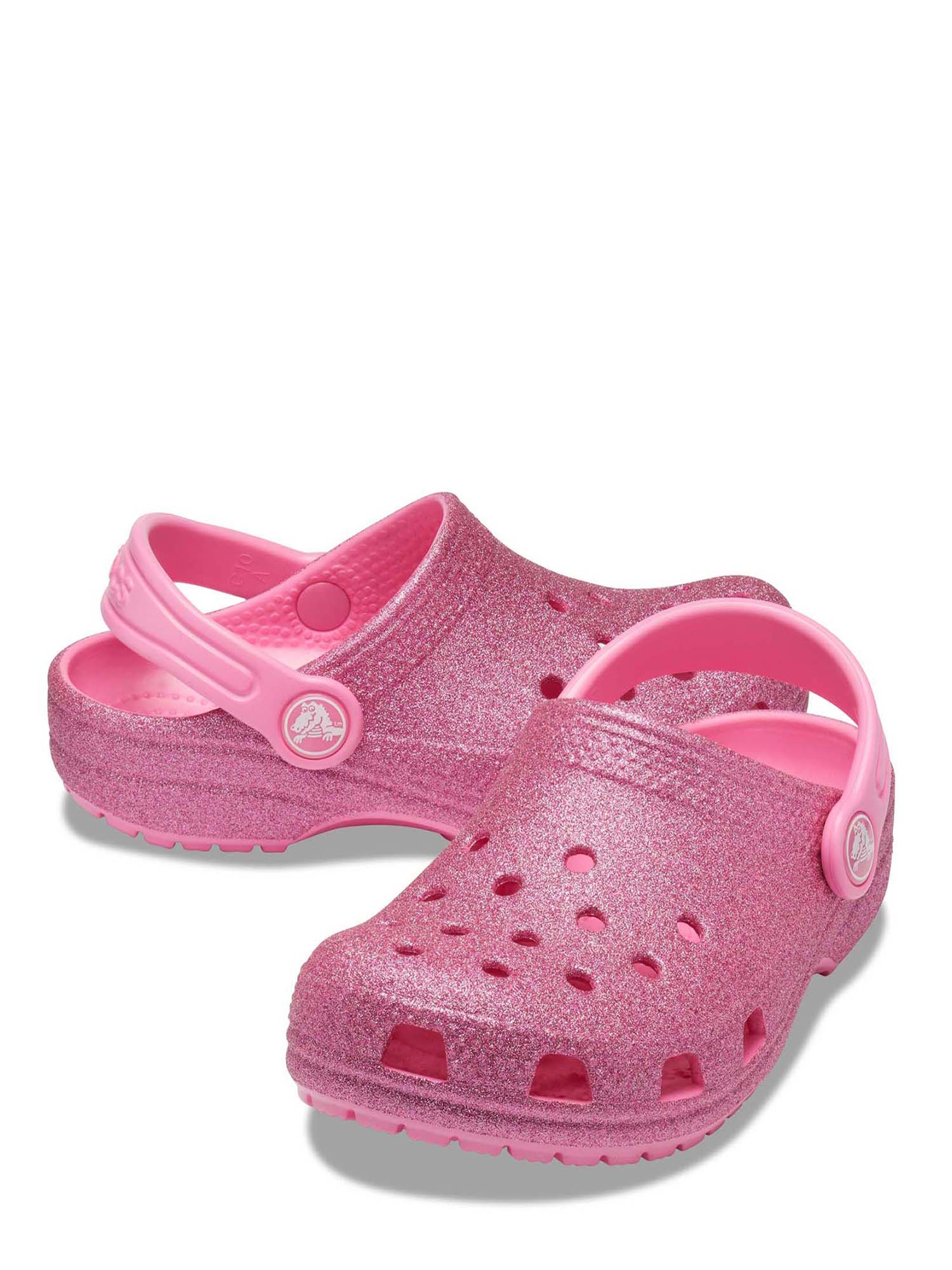 Crocs Toddler & Kids Classic Glitter Clog, Sizes 4-6 - image 3 of 4
