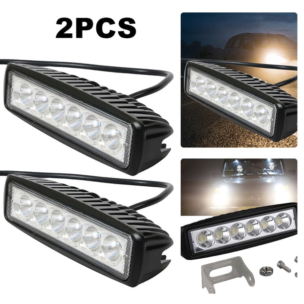 Punto Inundación Barra 12V Lámpara Conducción Coche 18W Al IP68 para