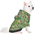 thumbnail image 2 of Honeii Vintage Sugar Skull Print Small Dog Hoodies Pet Hooded Sweatshirts Fall Winter Puppy Cat Sweaters Warm Clothes for Small Dogs Outfits Costume-X-Small, 2 of 7