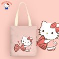 2024 autumn and winter new KT cat animation ins small fresh canvas bag