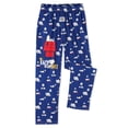 thumbnail image 2 of Collections Etc Luxe Soft Elastic Waistband Peanuts Lazy Days Lounge Pants, 2 of 4