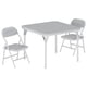 thumbnail image 4 of Mesa y sillas plegables para niños con tapicería de cuerina y estructura metálica duradera, set de actividades infantil multiusos portátil para comer, manualidades o aprender, ahorra espacio, 4 of 8