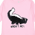 thumbnail image 4 of Inktastic Animals Cute Skunk Wasn't Me Boys or Girls Long Sleeve Toddler T-Shirt, 4 of 5
