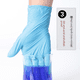 thumbnail image 3 of Guantes de caucho de nitrilo desechables Guantes de nitrilo duraderos y protectores de uso doméstico de alta elasticidad, 3 of 3