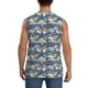 thumbnail image 4 of Balery Tropical Sloth Camisetas sin mangas para hombre, absorbe la humedad y protege contra el mal olor.-3X-Large, 4 of 7
