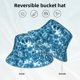thumbnail image 2 of Balery Blue Tie Dye Sombreros para el sol para hombre y mujer, sombrero de pescador con UPF 50+, 2 of 6