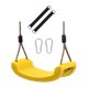 thumbnail image 2 of Asiento de columpio para niños con correas para colgar, ganchos, tablero curvo antideslizante, columpio para patio de juegos Amarillo, 2 of 8