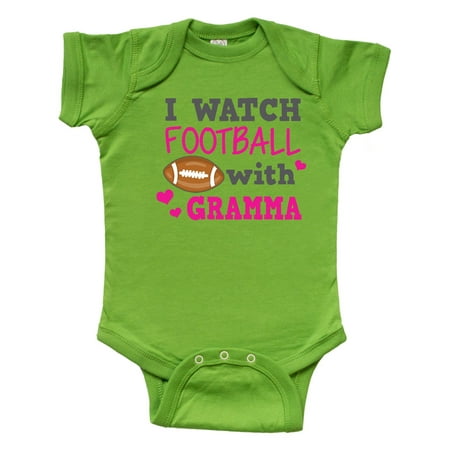

Inktastic I Watch Football with My Gramma Gift Baby Girl Bodysuit