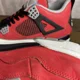 thumbnail image 3 of Ni - ke Jordan 4 Retro Toro Bravo 2013 Size 11.5 308497-603 Red Black OG Rare Men’s Shoe, 3 of 5