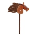 thumbnail image 1 of Lipstore Stick Horse Handcrafted Pretend Play Neighing Galloping Sounds with Sound brown, 1 of 8