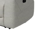 thumbnail image 3 of Gira Manual Recliner Chair with Contour Armrest- Wood Frame- Beige Fabric, 3 of 6