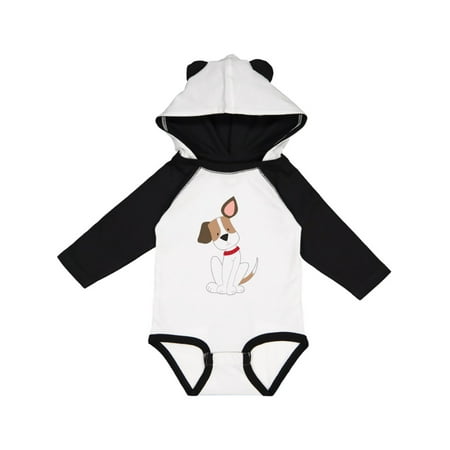 

Inktastic Dog with ear up Gift Baby Boy or Baby Girl Long Sleeve Bodysuit