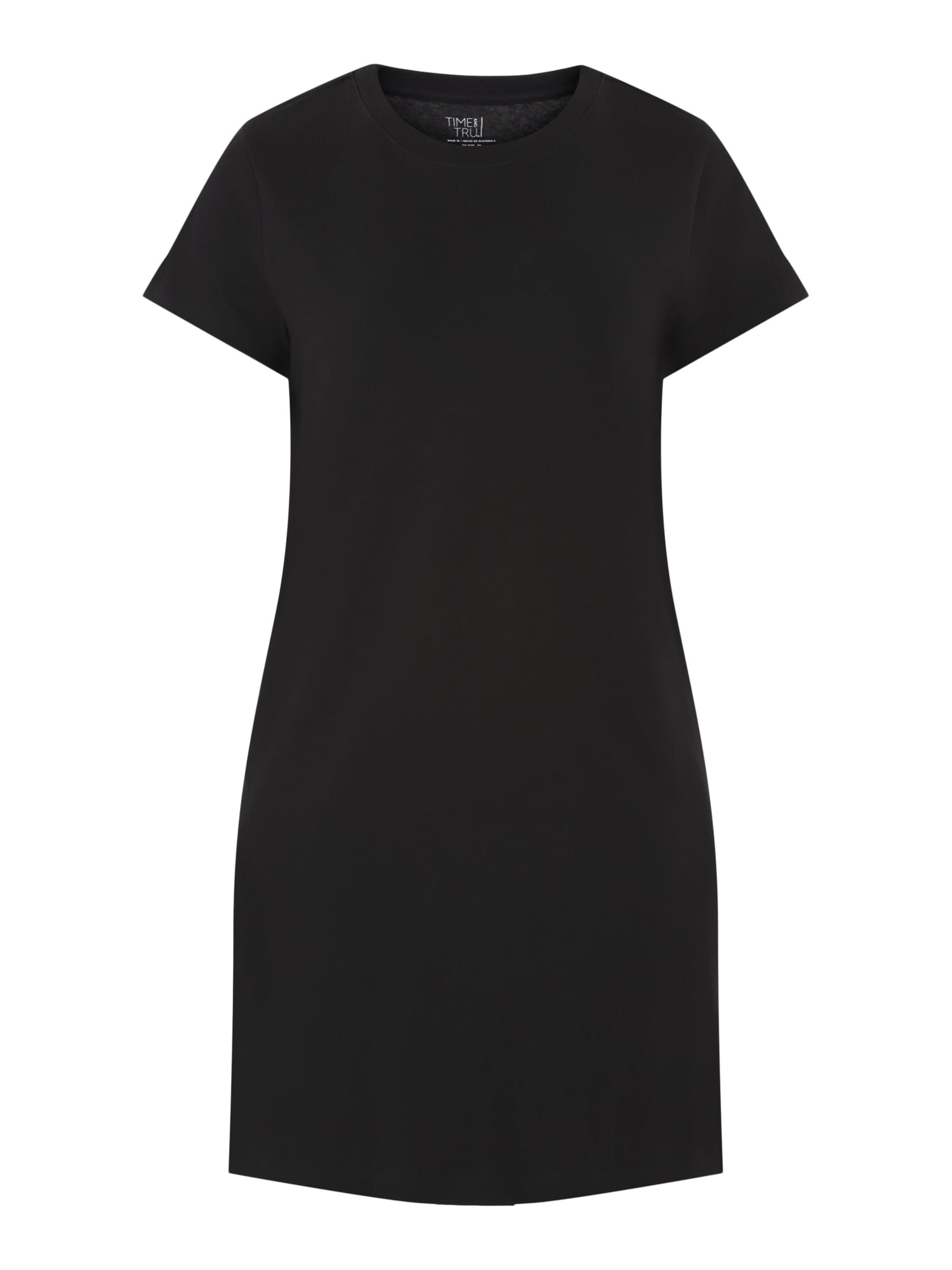 Time and Tru Women's Cotton T-Shirt Dress, Sizes XS-XXXL