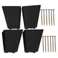 thumbnail image 1 of unbranded 4Ud Patas De Plástico Para Sofá Resistente A Humedad Soporte Seguro Para Muebles, 1 of 8