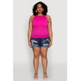 thumbnail image 3 of Womens Plus Size Seamless High Neck Tank Top, 3 of 5