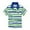 Blue, variant on REDARER Boys Girls Striped Collared Short Sleeve Polo Shirt Button Closure Soft Comfortable Kids Casual Daily Top,13-14 Years