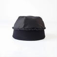 thumbnail image 4 of Sombreros Sin Ala para Adultos Gorra de BéIsbol Gorro Deportivo Peludo para Mujer Gorro de Peluca Tejido con Pelucas Hombre Hip Hop Diadema Negro + Gris, 4 of 5