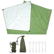 Tarps Tent Camping Black Coating Awining Outdoor Accessories Multifunction
