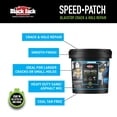 thumbnail image 2 of Black Jack Speed-Patch Blacktop Crack & Hole Repair - 10 lbs., Ready-To-Use Asphalt Patching Compound, Asphalt Crack Filler, Asphalt Patch, 10 lb., 2 of 9