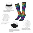 thumbnail image 6 of Balery Pride Rainbow Fun Novelty Socks Men'S Women'S Crew Socks Funny Crazy Novelty Socks Quirky And Cool Socks, 6 of 9