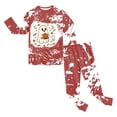 thumbnail image 2 of Xyant Halloween Pajamas Toddler Boy Pumpkin Ghost Pjs Sets Kids 2 Piece Long Sleeve Soft Cotton Sleepwear Girls Pajamas,Size 4-5 T, 2 of 8