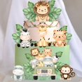 thumbnail image 1 of Cake Toppers con temática de safari para baby shower y fiesta de cumpleaños, 1 of 6