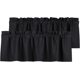 thumbnail image 1 of Cortinas de cenefa opacas, cenefa de bolsillo para varilla suave impermeable para cocina y baño, cenefas de oscurecimiento de habitaciones para dormitorio, 2 paneles, 52 pulgadas x, 1 of 5