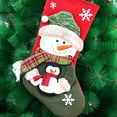 Jungdeepe 2024 New Christmas Socks Bag Christmas Adornment & Candy
