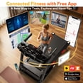 thumbnail image 2 of 3.8HP Folding Exercise Treadmill with 15% Auto Incline, Fitness Treadmill for Home with APP, 300 lbs Capacity, treadmill for walking, running, 105 Programs, Tablet Holder, 2 of 9