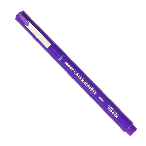 Marvy Uchida Calligraphy Pen, 3.5 mm, Purple, 1/Pack